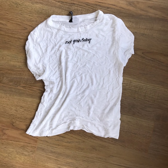 NOT YOUR BABY tee shirt - Picture 2 of 3